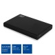 Чекмедже за твърд диск ACT AC1225, SATA, 2.5, USB-C 3.2 Gen2, Черен, EWENT-ACT-RACK-AC1225