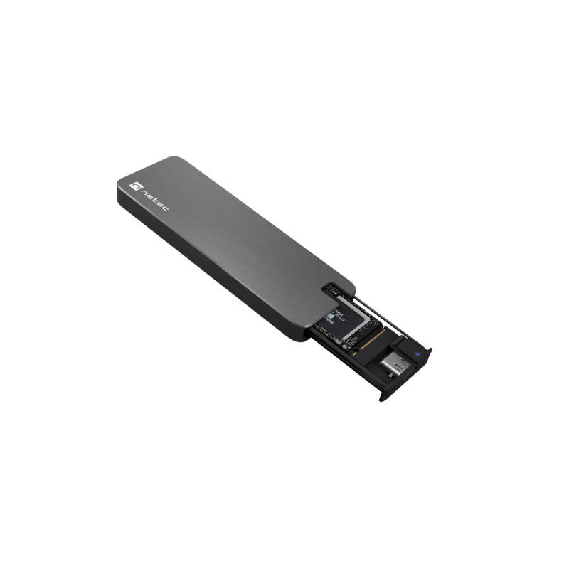 Чекмедже за твърд диск M.2 NVME, Natec Rhino, USB-C 3.1 Gen 2