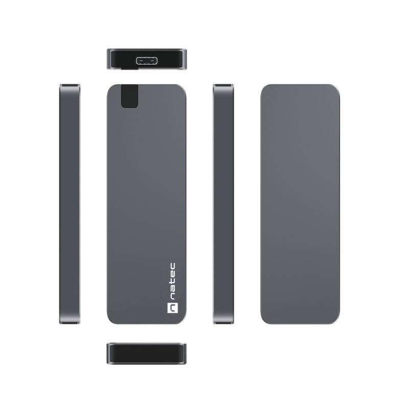 Чекмедже за твърд диск M.2 NVME, Natec Rhino, USB-C 3.1 Gen 2