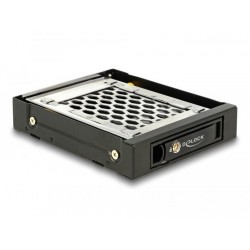 Преносимо чекмедже Delock 3.5″, За 1 x 2.5″ SATA / SAS HDD / SSD, Защита от вибрации