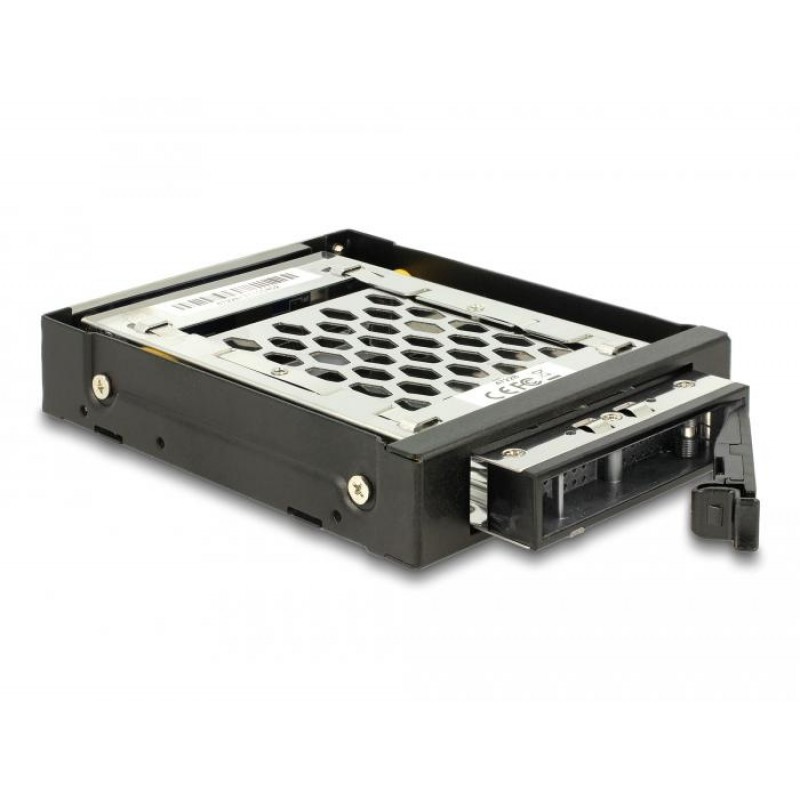 Преносимо чекмедже Delock 3.5″, За 1 x 2.5″ SATA / SAS HDD / SSD, Защита от вибрации, DELOCK-47228
