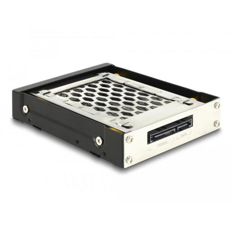 Преносимо чекмедже Delock 3.5″, За 1 x 2.5″ SATA / SAS HDD / SSD, Защита от вибрации, DELOCK-47228