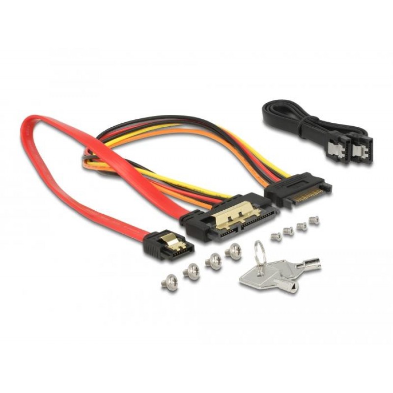 Преносимо чекмедже Delock 3.5″, За 1 x 2.5″ SATA / SAS HDD / SSD, Защита от вибрации, DELOCK-47228