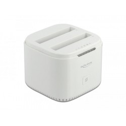 Станция Delock USB-C, За 2 x 2.5″ SATA HDD / SSD, Клониране