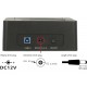 Външна докинг станция Delock 62661, за 2.5/3.5 HDD/SSD, USB 3.0, Функция за клониране
