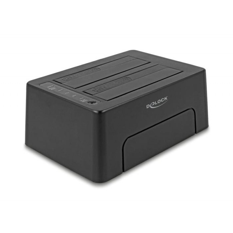 Външна докинг станция Delock, За 2 x SATA HDD / SSD, USB-C, DELOCK-63957