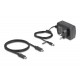 Външна докинг станция Delock, За 2 x SATA HDD / SSD, USB-C, DELOCK-63957