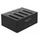 Външна докинг станция Delock, За 4 x HDD/SSD, USB, Функция за клониране, 5 Gbps, DELOCK-64063