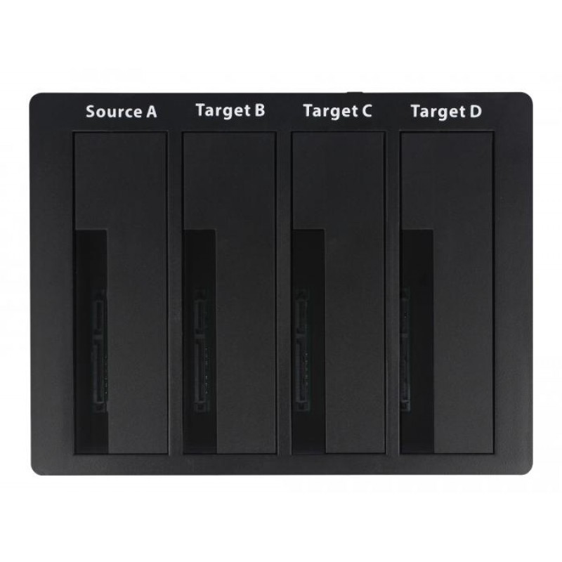 Външна докинг станция Delock, За 4 x HDD/SSD, USB, Функция за клониране, 5 Gbps, DELOCK-64063