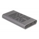Външно чекмедже Delock 42027, За 2 x M.2 NVMe PCIe SSD, USB 20 Gbps, Клониране, DELOCK-42027