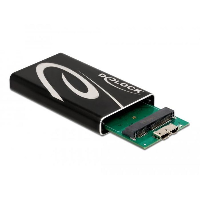 Външно чекмедже Delock 42027, За mSATA SSD, USB, DELOCK-42006