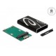 Външно чекмедже Delock 42027, За mSATA SSD, USB, DELOCK-42006