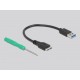 Външно чекмедже Delock 42027, За mSATA SSD, USB, DELOCK-42006