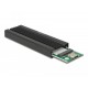 Външно чекмедже Delock, За M.2 NVMe PCIe SSD, USB-C 3.2 Gen 2, 10 Gbps, DELOCK-42600