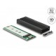 Външно чекмедже Delock, За M.2 NVMe PCIe SSD, USB-C 3.2 Gen 2, 10 Gbps, DELOCK-42600