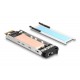 Вътрешна тава Delock, PCI Express Card за 1 x M.2 NVMe SSD - Low Profile Form Factor, DELOCK-47028