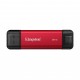 Флаш памет Kingston Dual USB-A/C Portable SSD 2TB - Black/Red