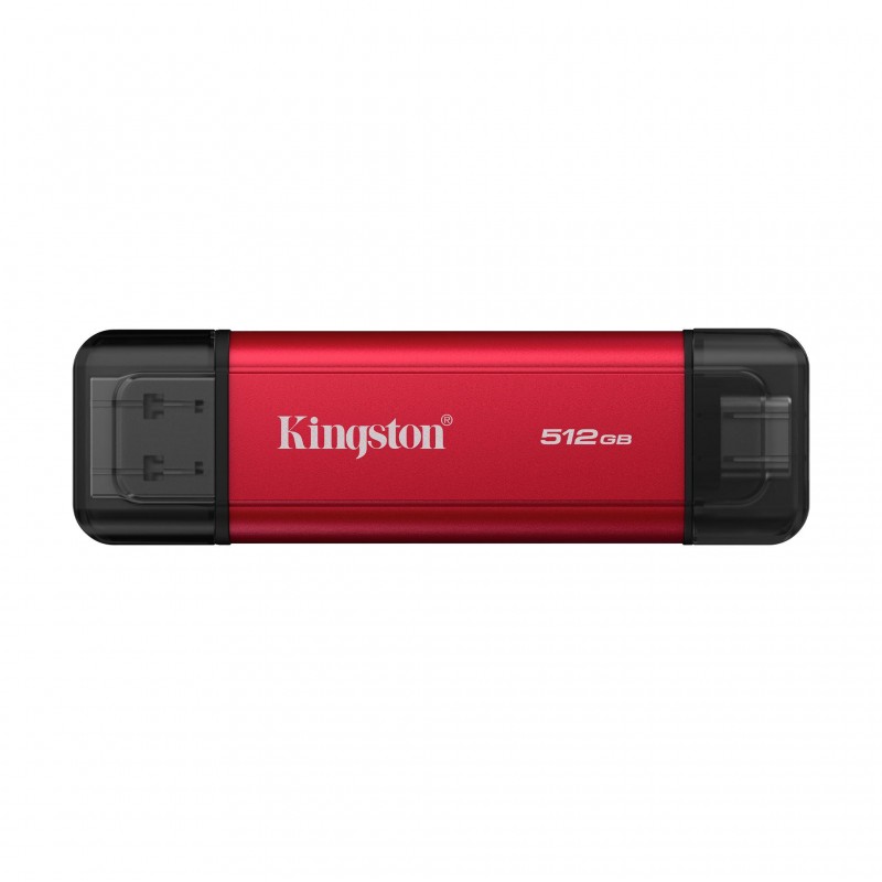 Флаш памет Kingston Dual USB-A/C Portable SSD 512GB - Black/Red