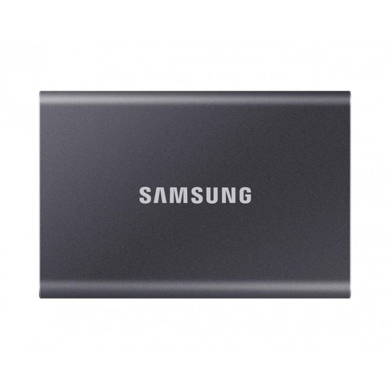 Външен SSD Samsung T7 Titan Grey SSD 2000GB USB-C, Сив, SAM-SSD-MU-PC2T0T-WW