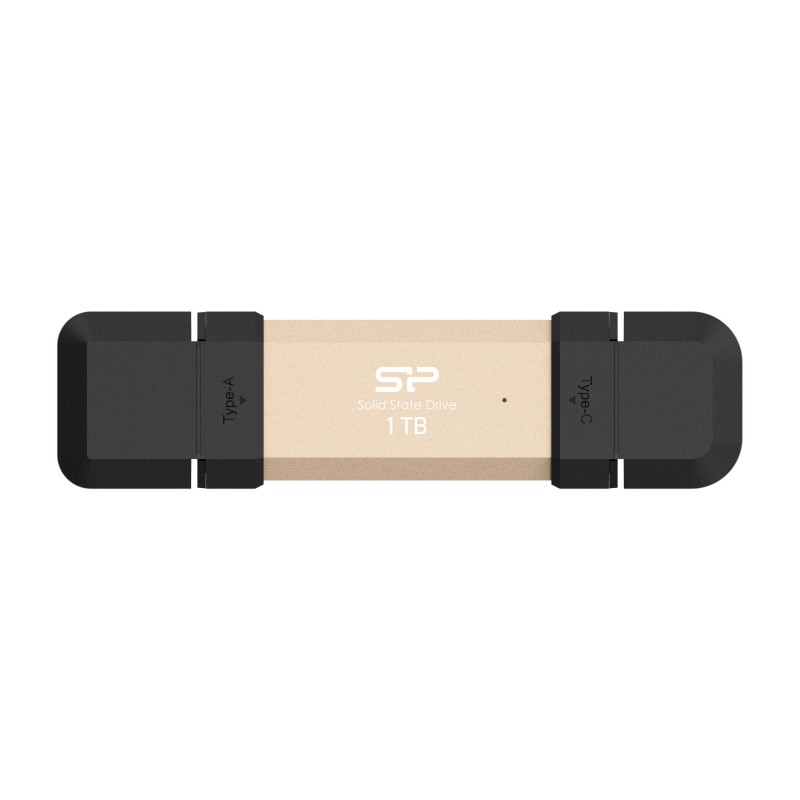 Външен SSD Silicon Power DS72 Gold - 1TB, SLP-SSD-DS72-1TB-GOLD