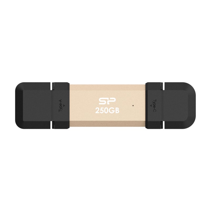 Външен SSD Silicon Power DS72 Gold - 250GB, SLP-SSD-DS72-250G-GOLD