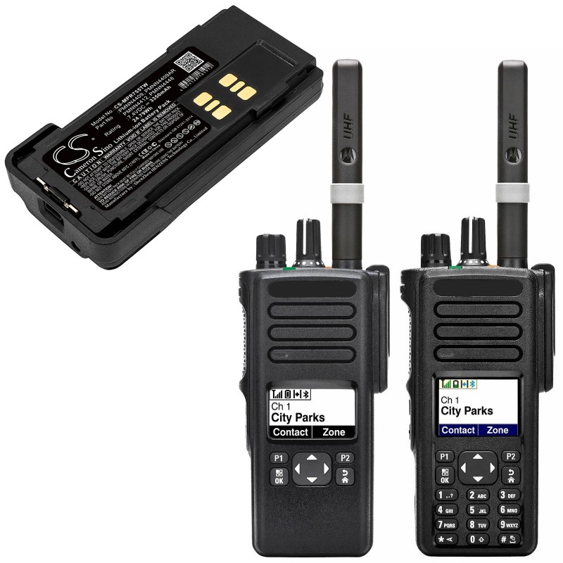 Батерия за радиостанция Motorola APX2000, DP2400, XPR 7350  Liion  7,4V 3350mA Cameron Sino, CS-MPR755TW
