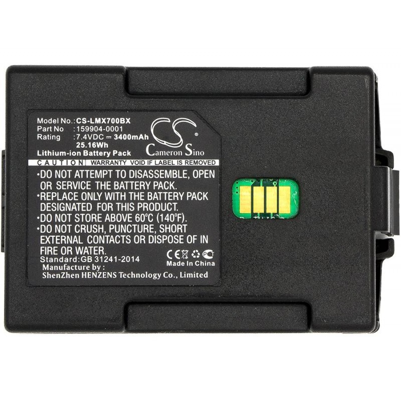 Батерия за баркод скенер Honeywell TXE TECTON MX7  159904-0001   LiIon  7.4V 3400mAh Cameron Sino, CS-LMX700BX