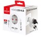 Адаптер SKROSS 1500282  EU към EU с USB Hub-SKROSS-1500282