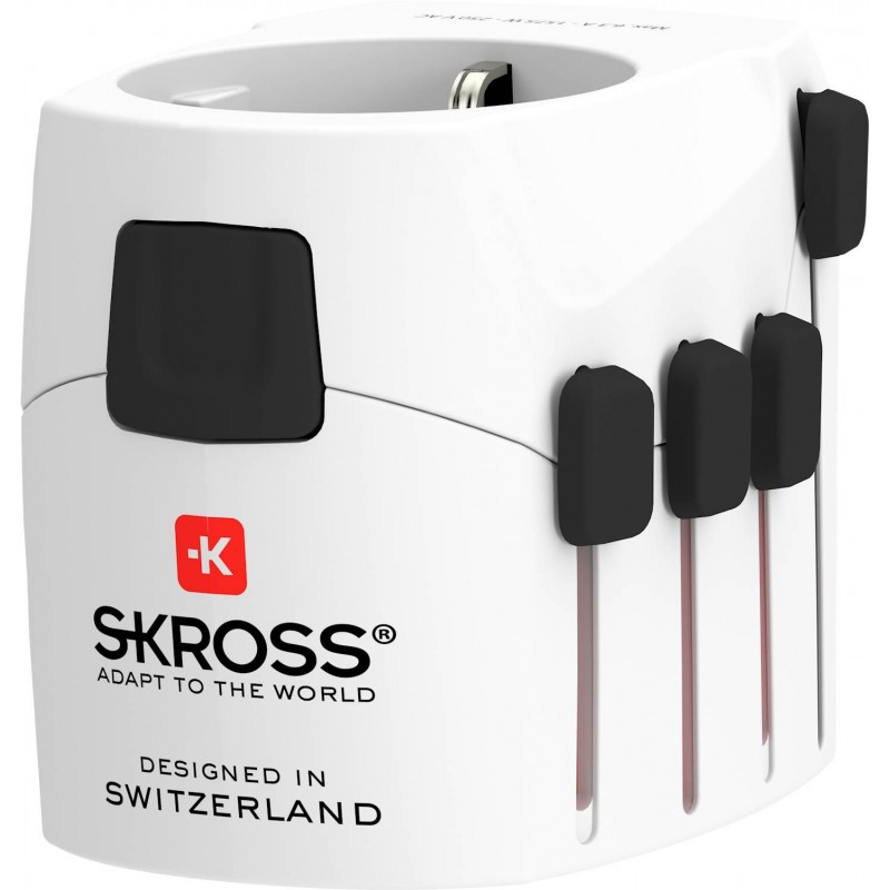 Адаптер SKROSS Pro World 1103180, USB, Бял, SKROSS-1103180