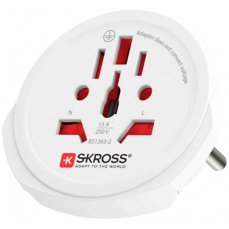 Адаптер SKROSS Pro World 1103180, USB, Бял, SKROSS-1103180