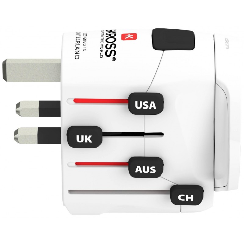 Адаптер SKROSS Pro World 1103180, USB, Бял, SKROSS-1103180