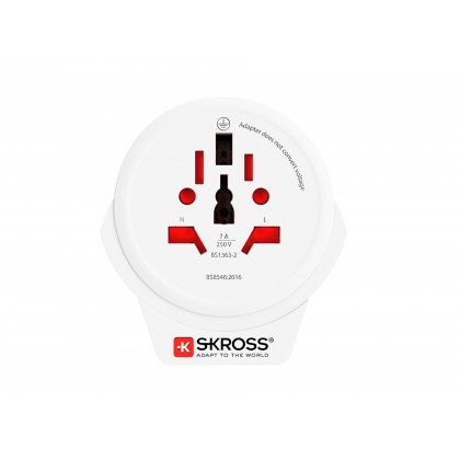 Skross универсален адаптер World to UK, USB