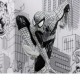 Фигурка FMarvel Spider-Man (Line Art) 1:10th Scale Collectible with Scene (Spider-Man #6) Gold Label