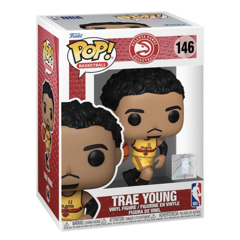 Фигурка Funko POP! Basketball NBA: Atlanta Hawks - Trae Young (City Edition 2021) #146, FUNKO-076014
