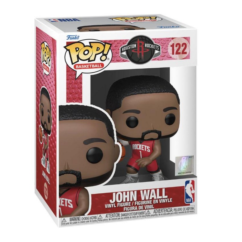 Фигурка Funko POP! Basketball NBA: Rockets - John Wall (Red Jersey) #122, FUNKO-070203