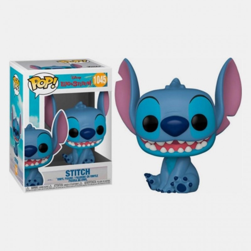 Фигурка Funko POP! Movies:  Disney Lilo and Stitch, 065665,  Stitch (Smiling Seated) #1045 Vinyl Figure, FUNKO-065665