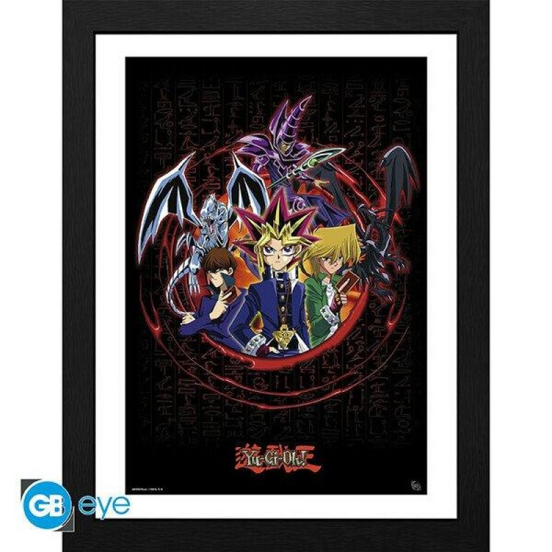 GBEYE YU-GI-OH! - Framed print Joey Yugi Kaiba (30x40), GBEYE-GBYDCO002