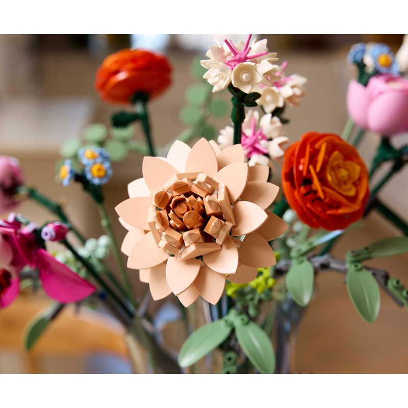 LEGO  Botanicals - Beautiful Pink Flower Bouquet , 10342, LEGO-10342