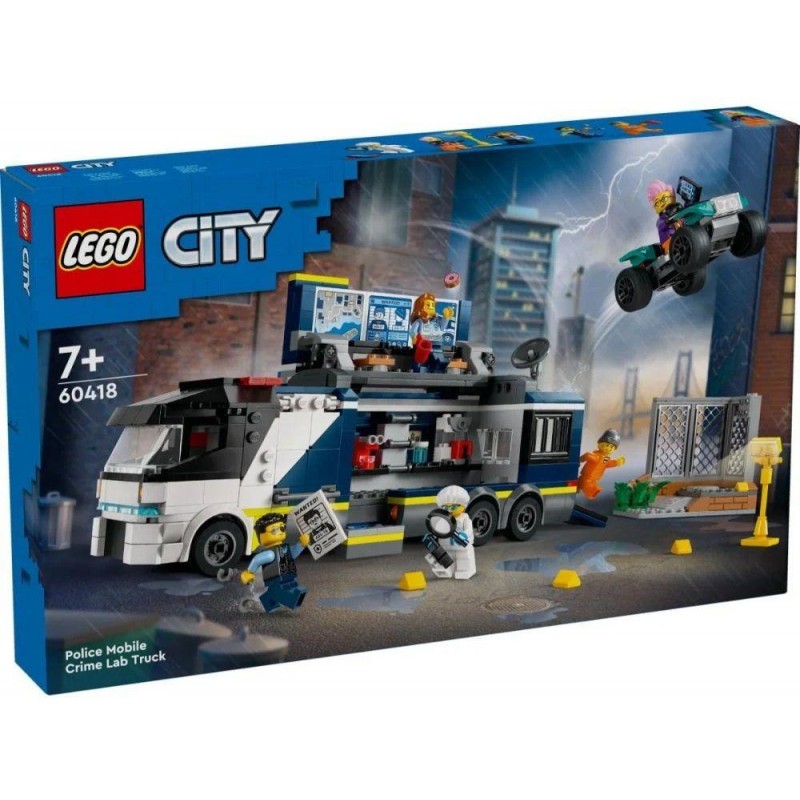 LEGO City - Police Mobile Crime Lab Truck - 60418, LEGO-60418
