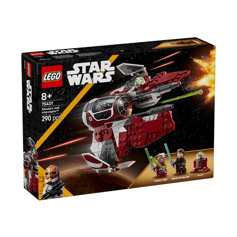 LEGO  Star Wars - Ahsoka's Jedi Interceptor, 75401, LEGO-75401
