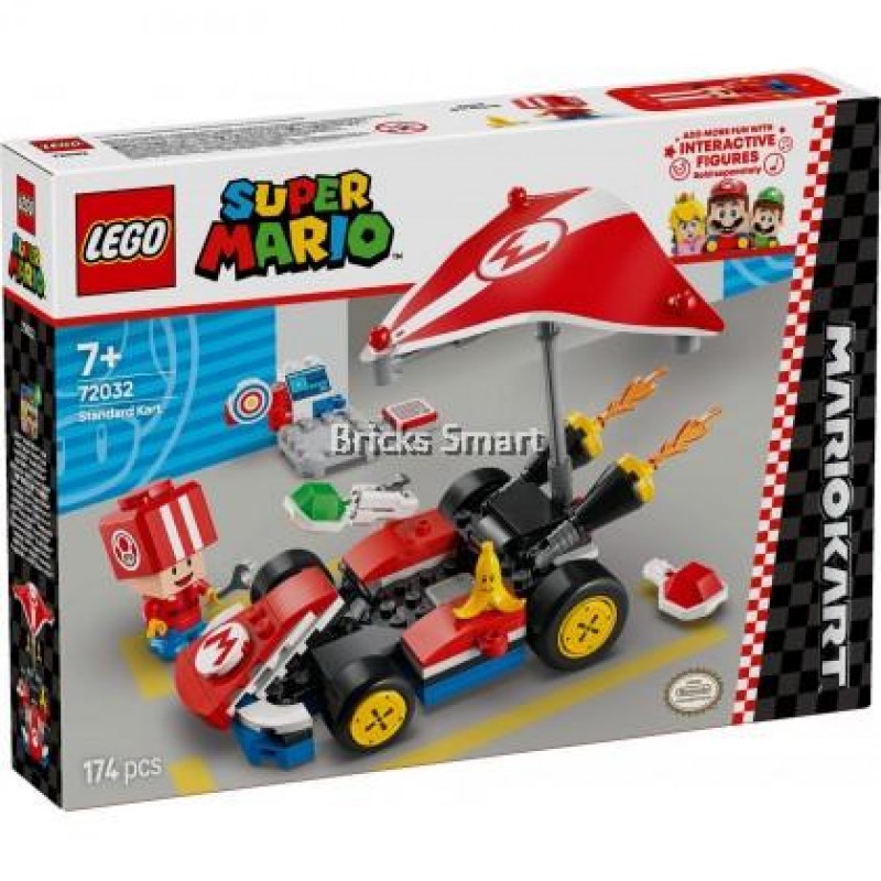 LEGO  Super Mario Mario car - Standart car, 72032, LEGO-72032