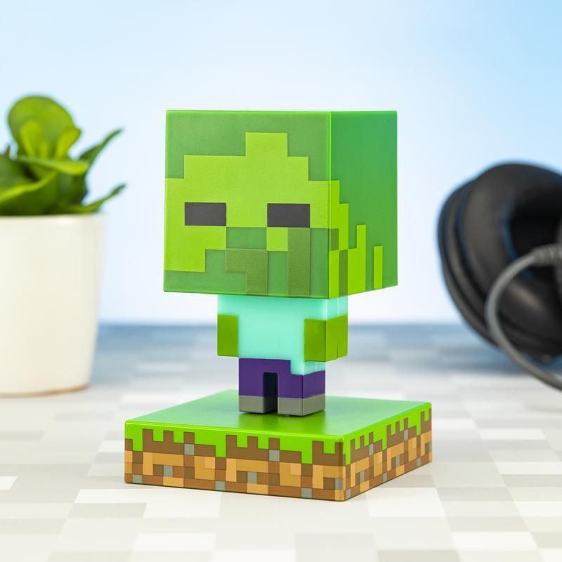Статуетка Paladone Minecraft Zombie Icon Lamp, PD-057528