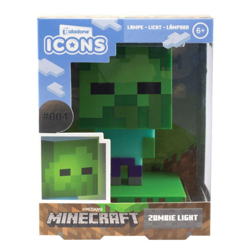 Статуетка Paladone Minecraft Zombie Icon Lamp, PD-057528