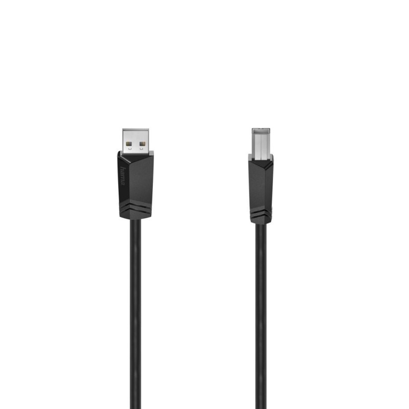 Кабел А-В, USB 2.0, 480 Mbit/s, 1,50 m, HAMA-200602