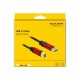 Кабел Delock USB-A мъжко - USB-B мъжко, 2 м, Premium, Екраниран, Черен, DELOCK-82757