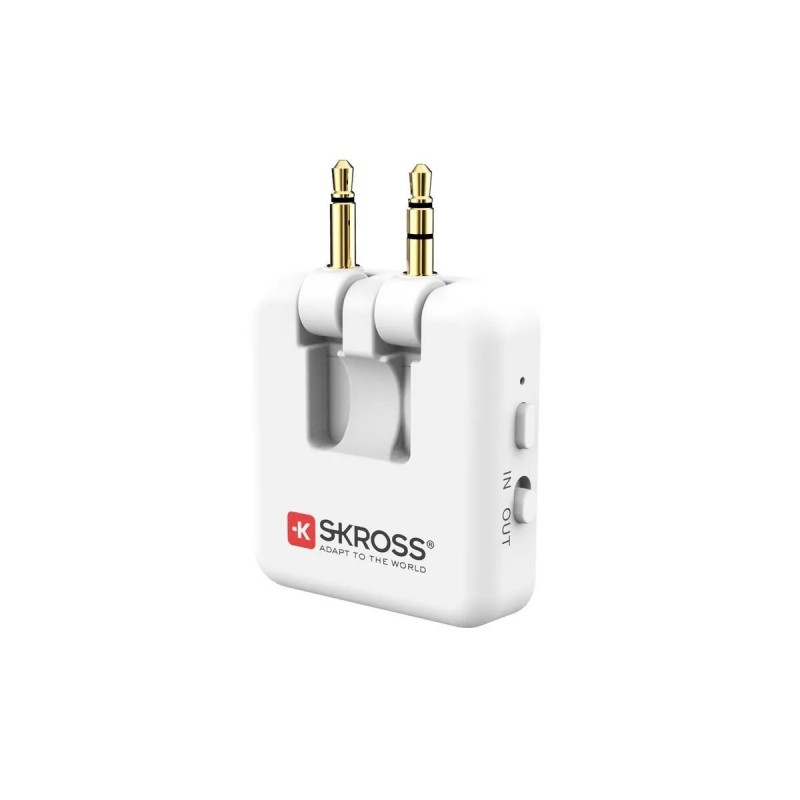 Bluetooth адаптер Skross, 3.5 mm jacks, Бял, SKROSS-SKTA0001WAAWHCN