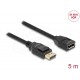 Delock Удължителен кабел DisplayPort 1.2, 4K, 60 Hz, 5 m