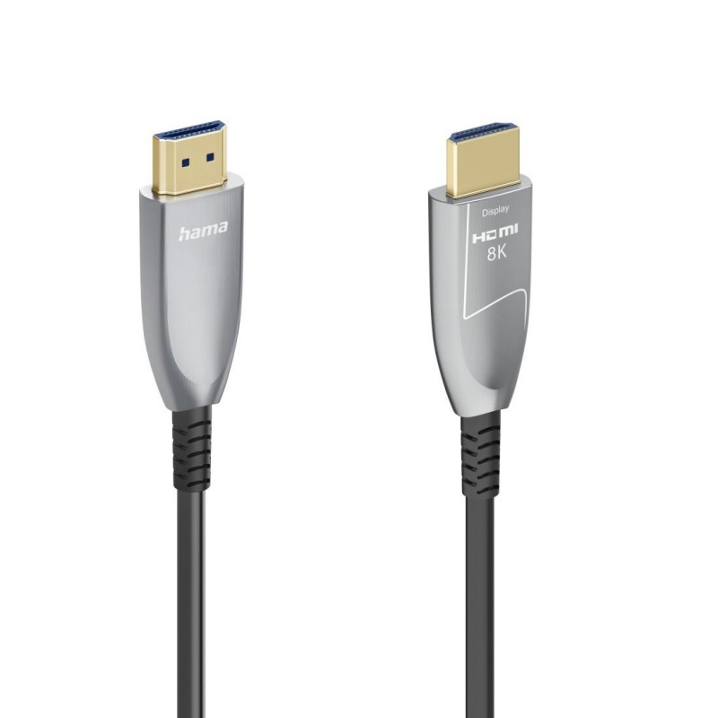 HAMA Оптичен HDMI кабел, ултра високоскоростен, AOC, сертифициран, 8K, алуминий, 10 м