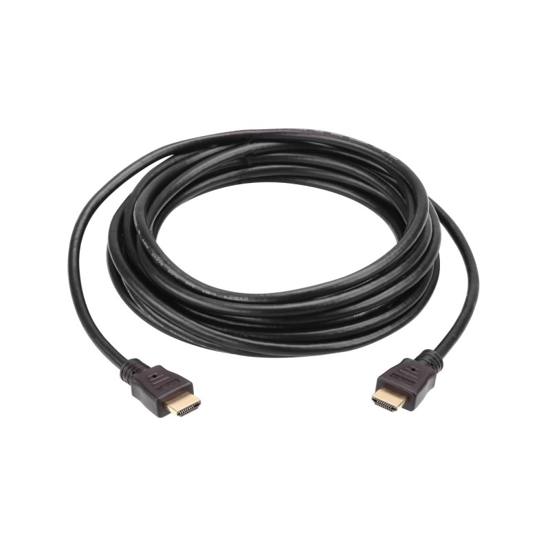 Кабел ATEN 2L-7D20H, HDMI мъжко - HDMI мъжко, с Ethernet, 4K, 20 м, Pozlateni konektori, Черен, ATEN-2L-7D20H