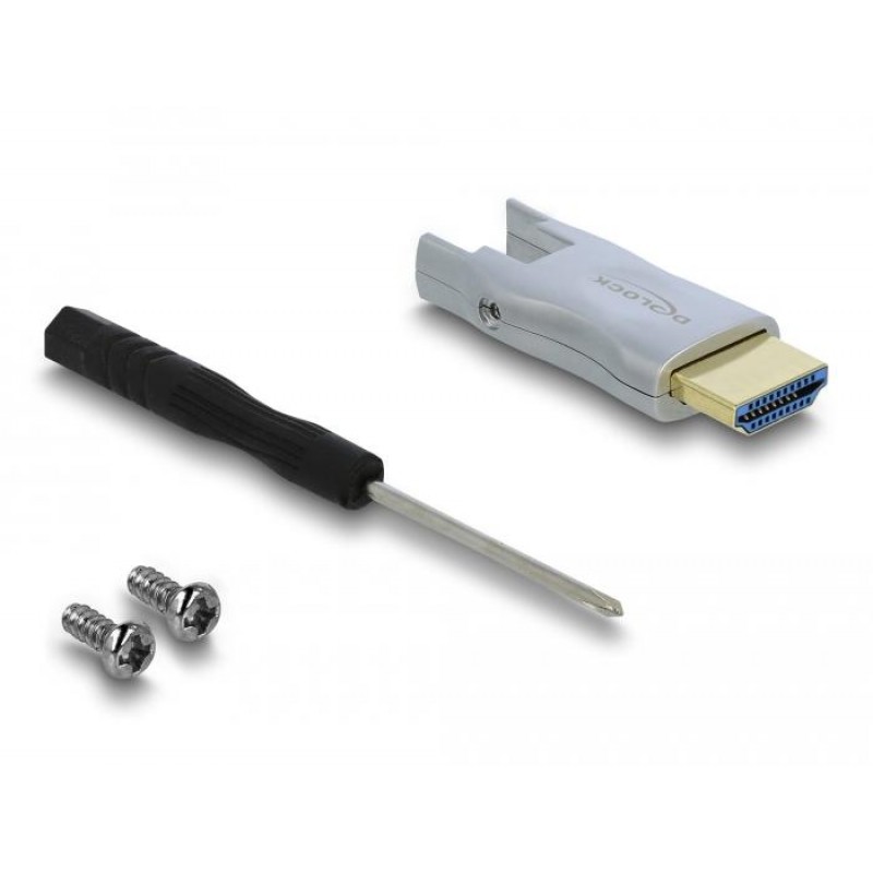 Кабел Delock Active Optical Cable, HDMI мъжко - HDMI мъжко, 4K 60 Hz, 10 m, DELOCK-85880
